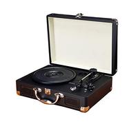 BGAZA 35,5 X 26 X 33.5cm Retro Gramophone Multi-Fonction Portable Bluetooth Disque Vinyle Lecteur Turntable