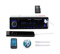 BGAZA Bluetooth Mp3 Agche-Voiture 1din en Dash BT/FM/USB/SD Player 4 "Support 12V Stéréo télécommande