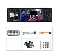 BGAZA Car Radio 1Din stéréo MP5 MP3 Bluetooth Radio FM USB AUTORADIO 4,1 Pouces Prise en Charge de la Vue arrière Mirrolink Contrôle du Volant(with 8 LED Camera)