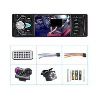 BGAZA Car Radio 1Din stéréo MP5 MP3 Bluetooth Radio FM USB AUTORADIO 4,1 Pouces Prise en Charge de la Vue arrière Mirrolink Contrôle du Volant(Control and Camera)