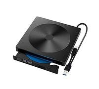 BGAZA Externe DVD Conduire USB 3.0 Portable CD/DVD +/- RW Conduire/DVD Joueur for Ordinateur Portable CD ROM Compatible avec Le brûleur CD USB Drive Home Audio