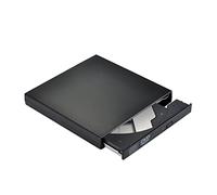 BGAZA Externe DVD Lecteur Optique CD ROM USB 2.0 Joueur CD-RW Enregistreur de Lecteur d'écrivain de brûleur portatil for Ordinateur Portable PC(Zwart)