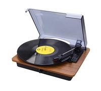 BGAZA Mini Haut-Parleur Bluetooth Disque Vinyle Lecteur protable Vintage phonographe Platines Couleur Redwood