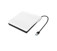 BGAZA Plus récentes Blanches à Grande Vitesse USB 3.0 Mince Externe DVD RW CD Écrivain Drive Burner Reader Player Optical Drives for Ordinateur Portable PC