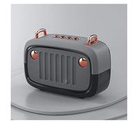 BGAZA Portable Bluetooth V5.0 Haut-Parleur Longue Worktime extérieur Haut-Parleur de Soutien TF/U Disque/FM sans Fil Subwoofer(Grey)