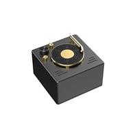 BGAZA Record Player Retro Bluetooth Portable Speaker Nostalgique sans Fil Bluetooth Subwoofer