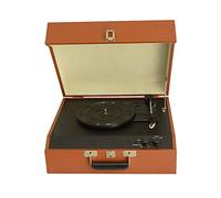 BGAZA Rétro Gramophone Portable Gramophone Disque Vinyle Lecteur en Bois rétro Creative Antique Audio Bluetooth Lecteur Turntable