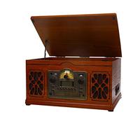 BGAZA Retro Vinyl Record Lecteur Audio CD Tape Bluetooth démodées Vintage phonographe Platines