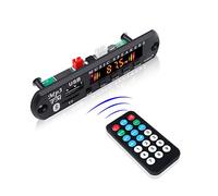 BGAZA Stéréo de Radio-Radio Bluetooth Mp3 Module de Carton de décret du Joueur Adaptateur Audio du récepteur sans Fil 3,5 mm Aux-in FM u Disque Jouant(Color Display)