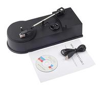 BGAZA USB Portable Mini Vinyle Player Vinyle Turntable Vinyle en MP3 / WAV/CD Convertisseur avec PC 33RPM CRP008