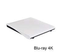 BGAZA USB3.0 Enregistreur 4K Bluray Lecteur Optique Externe 3D Lecteur 3D BD-re Enregistreur de brûleur DVD +/- RW DVD-RAM(White Blu-Ray 4K)
