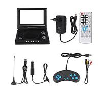 BGAZA Voiture Portable à la Maison DVD Joueur 7,8 Pouces VCD MP3 HD Multimédia numérique DVD Système de cinéma Maison Joueur avec Chargeur de Voiture Gamepad