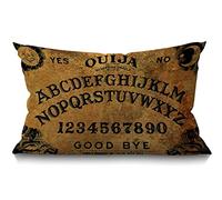 BGBDEIA Housse de coussin décorative vintage rétro en lin et coton, design à carreaux, pour canapé, oblong 30 x 50 cm 12x20 pouces