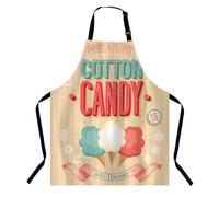 BGBDEIA Tablier de cuisine en coton pour homme et femme - Style rétro - Motif guimauve - Tablier de chef boulanger - Tablier de cuisine - Tablier de cuisine, pâtisserie et jardinage, cotton candy, 27