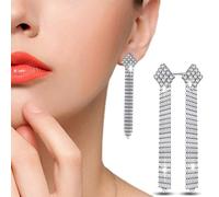 BGBG Boucles d'oreilles pour femmes Aaa Cubic Zirconia Stud Boucles d'oreilles Dames Boucles d'oreilles Dames De Luxe De Mode De Mariée En Argent Sterling Cubic Zirconia Boucles D'oreilles Bijoux Argent Pour La Fête De Mariage Cadeau Mascarade Fête De Fiançailles Prom