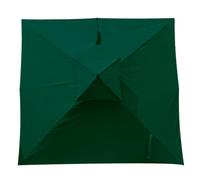 BGBZHMMEE Auvent De Rechange Carré pour Parasol De Terrasse 3 M Toile De Rechange pour Parasol Déporté, pour Table D'extérieur, Jardin, Plage, Piscine (auvent Uniquement) (Green)