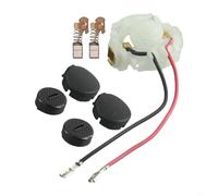 Bgd801 Lot de 2 supports de brosse à dents compatibles Bga452 pour Makita pour Cb430 Bga450 avec couvercles Bgd800 Bjs101 Bjs160 Bjs161 Ga400 Dga452 avec 2 capuchons en carbone