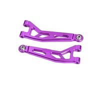BGDIEAKIN Bras de Suspension supérieurs Avant en Alliage 7075, for AR-RMA 1/16 Mini for kr-aton 3S MAKM054 ARA-2674(Purple)