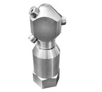 BGDIEAKIN Buse de Nettoyage rotative à Ventilateur 120 °, Bouteille à Impact à 360 degrés, buse de Lavage de réservoir rotative, buse de Nettoyage de réservoir Auto-rotative(0.75inch)