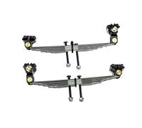 BGDIEAKIN Camion for Tracteur for Ta-Miya 1/14, Simulation de Plaque d'acier Droite, Pont électrique, Suspension Avant, modèle de tête de Boue, X-8011(X-8011-1 Pair)