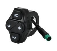 BGDIEAKIN Cloche Phare Clignotant Interrupteur Unique for ku-Kirin G2 Master/M4 Max pièces de Bouton de Guidon de Scooter électrique