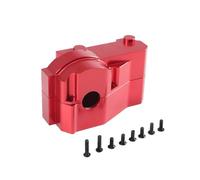 BGDIEAKIN Couvercle de boîte de Vitesses de Moteur en Alliage d'aluminium for Voitures for MJ-X Hyper GO 1/7 7303 7304 RC, pièces de Mise à Niveau et de Modification en métal(Rot)