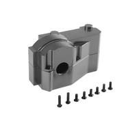 BGDIEAKIN Couvercle de boîte de Vitesses de Moteur en Alliage d'aluminium for Voitures for MJ-X Hyper GO 1/7 7303 7304 RC, pièces de Mise à Niveau et de Modification en métal(Titanium)