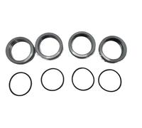 BGDIEAKIN Couvercle inférieur de Choc en Aluminium 7075/écrou à Ressort intermédiaire, enroulement d'amortisseur for Te-kno MT410 EB48.3 à Usage général(Titanium Spring Nut)