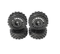 BGDIEAKIN Roues de Rallye sur Route en Caoutchouc collé, 70/72mm, avec hexagone de 12mm, for Voiture RC 1/10 for Ta-Miya TT02 TT-01 XV01 PTG-2 DF-03 WR8, 4 pièces(Black A)