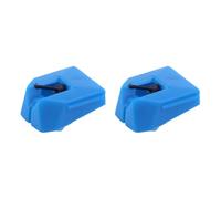 BGDIEAKIN Stylet de Remplacement for Lecteur de Disque Vinyle ATVMN95E ATVMN95C ATVMN95SP ATVMN95ML, Aiguille en Diamant for Platine Vinyle(Light Blue 2PCS)