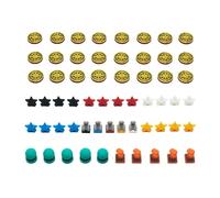 BGExpansions - Kit d'Amélioration pour Expéditions™ - 59 Pièces | Accessoires et Jetons Premium pour Jeux de Société | Compatible avec Expéditions™, la Suite de Scythe™