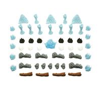 BGExpansions - Pack Nature Frosthaven™ | 50 pièces | Jetons Glace, Roche, Arbre et Cristal | Accessoire de décor détaillé