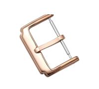BGFFDSZ Accessoires de montre luxe avec boucle aiguille en acier inoxydable 304 doré, disponible 14 mm, 16, 18 et 20(RoseGold BrightLight,16mm)