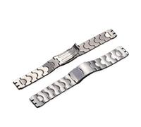 BGFFDSZ Bracelet de montre en acier inoxydable 316L argenté 19 mm 22 à maillons solides, compatible avec les montres Swatch YGS YVS YCS(19mm)