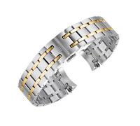 BGFFDSZ Bracelet de montre en acier inoxydable compatible avec Tissot T099 Solid Mental 1853, accessoires de montre, bracelet de montre en métal 21 mm(Steel golden)