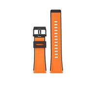 BGFFDSZ Bracelet de montre en caoutchouc de silicone souple orange 24 mm compatible avec les séries CASIO GA-2000 GA2000 GA-2200 PRG-600 PRG-650 PRW-6600(Orange)
