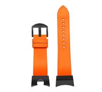 BGFFDSZ Bracelet de montre en caoutchouc fluoré étanche et modifié Casio 5594 Little Clay King troisième génération GG-B100, noir/bleu/vert(Orange bk)