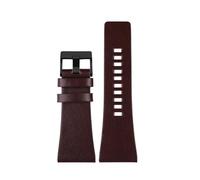 BGFFDSZ Bracelet de montre en cuir compatible avec les modèles Diesel DZ7406, DZ7408, DZ4280 et DZ4343, 22 mm, 24 mm, 26 mm, 28 mm, 30 mm, 32 mm, 34 mm, for homme(Brown black clasp,34mm)