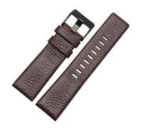 BGFFDSZ Bracelet de montre en cuir véritable compatible avec Diesel DZ7311 DZ7332 DZ7314 DZ1405 DZ4323, noir et marron, 22 mm, 24 mm, 26 mm, 28 mm, 30 mm(Black,24mm)