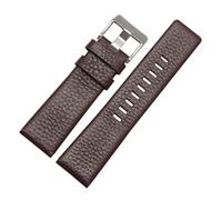 BGFFDSZ Bracelet de montre en cuir véritable compatible avec Diesel DZ7311 DZ7332 DZ7314 DZ1405 DZ4323, noir et marron, 22 mm, 24 mm, 26 mm, 28 mm, 30 mm(Light Pink White,32mm)