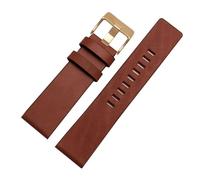 BGFFDSZ Bracelet de montre en cuir véritable compatible avec Diesel DZ7311 DZ7332 DZ7314 DZ1405 DZ4323, noir et marron, 22 mm, 24 mm, 26 mm, 28 mm, 30 mm(Purple Green,28mm)