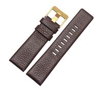BGFFDSZ Bracelet de montre en cuir véritable compatible avec Diesel DZ7311 DZ7332 DZ7314 DZ1405 DZ4323, noir et marron, 22 mm, 24 mm, 26 mm, 28 mm, 30 mm(White Light Pur,28mm)