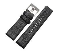 BGFFDSZ Bracelet de montre en cuir véritable compatible avec Diesel DZ7311 DZ7332 DZ7314 DZ1405 DZ4323, noir et marron, 22 mm, 24 mm, 26 mm, 28 mm, 30 mm(Blue Light Blue,22mm)