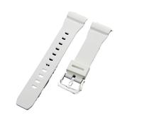 BGFFDSZ Bracelet de montre en résine TPU à dégagement rapide, noir, bleu, vert, blanc, compatible avec la montre Casio G-Shock octogonale Oak GM-S2100 for femme, modèle 16 mm(White(MS)-ST-K5)
