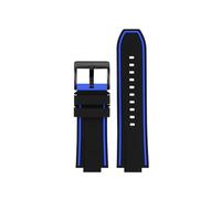 BGFFDSZ Bracelet de montre en silicone compatible avec Casio G-Shock GA-900 GA900, bracelet de montre modifié, étanche, sport, caoutchouc, chaîne de montre GA 900 16 mm(Blue line-black)