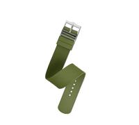 BGFFDSZ Bracelet de montre étanche en fluoroélastomère compatible avec Tudor, Rolex, Seiko, TAG Heuer et Tissot, bracelet NATO monobloc universel 20 mm, 21 22(Green steel buckle,20mm)