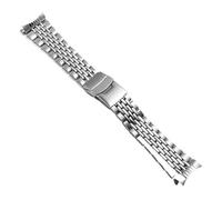 BGFFDSZ Bracelet en acier à sept perles compatible avec les bracelets inoxydable Seiko n° 5 et Longines Craftsman
