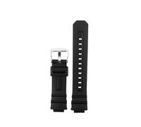 BGFFDSZ Bracelet en caoutchouc compatible avec les montres Casio G-Shock séries 4778AW-591/590/5230AWG-M100/101(Black silver clasp)