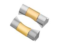 BGFFDSZ Bracelet en caoutchouc, maillon de tête en acier inoxydable 316, compatible avec le chronométrage Tudor Biwan M79363, adaptateur Little/Small Monster 22 mm, connecteur 41 mm(Silver Gold,22mm)