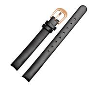 BGFFDSZ Bracelet en cuir véritable de 10 mm compatible avec les montres à quartz Calvin Klein Bent, noir, marron, bleu et blanc, for femmes K43231CS et K43232(Black rg)